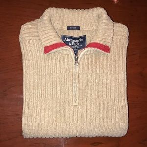 Abercrombie & Fitch Half Zipper Sweater